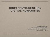 Nineteenth-Century Digital Humanities
