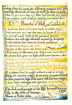 Blake Proverbs of Hell