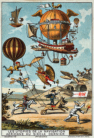 Utopian flying machines, France, 1890-1900 (ch...