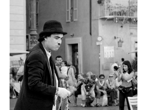 Picture of a street performer