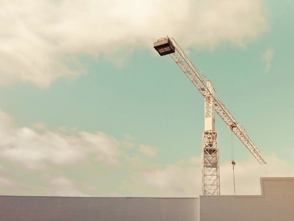 Photograph of a construction crane