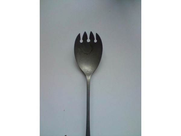 photograph of a spork